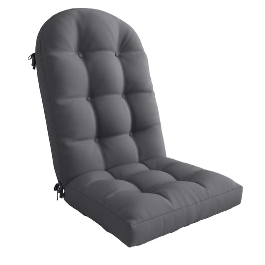 Adirondack Chair Cushions 4" Thick Set - Outdoor Cushions for Patio Furniture,Contoured Design with Anti-Slip Straps & Water-Resistant Fabric for Adirondack Chairs