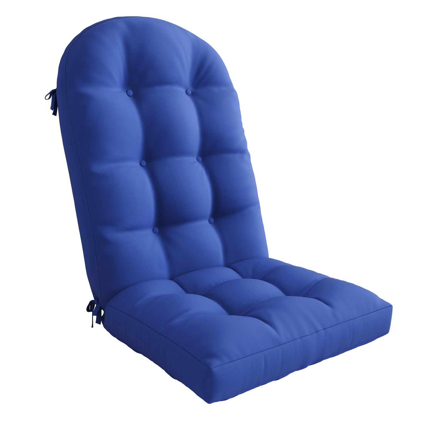 Adirondack Chair Cushions 4" Thick Set - Outdoor Cushions for Patio Furniture,Contoured Design with Anti-Slip Straps & Water-Resistant Fabric for Adirondack Chairs