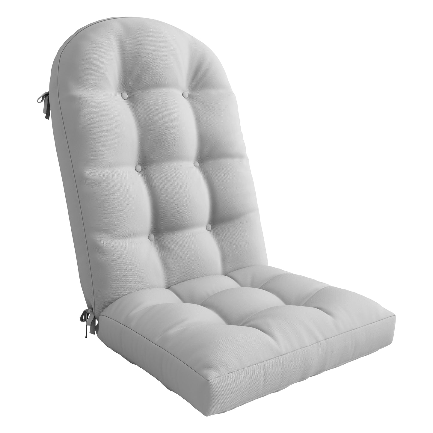 Adirondack Chair Cushions 4" Thick Set - Outdoor Cushions for Patio Furniture,Contoured Design with Anti-Slip Straps & Water-Resistant Fabric for Adirondack Chairs