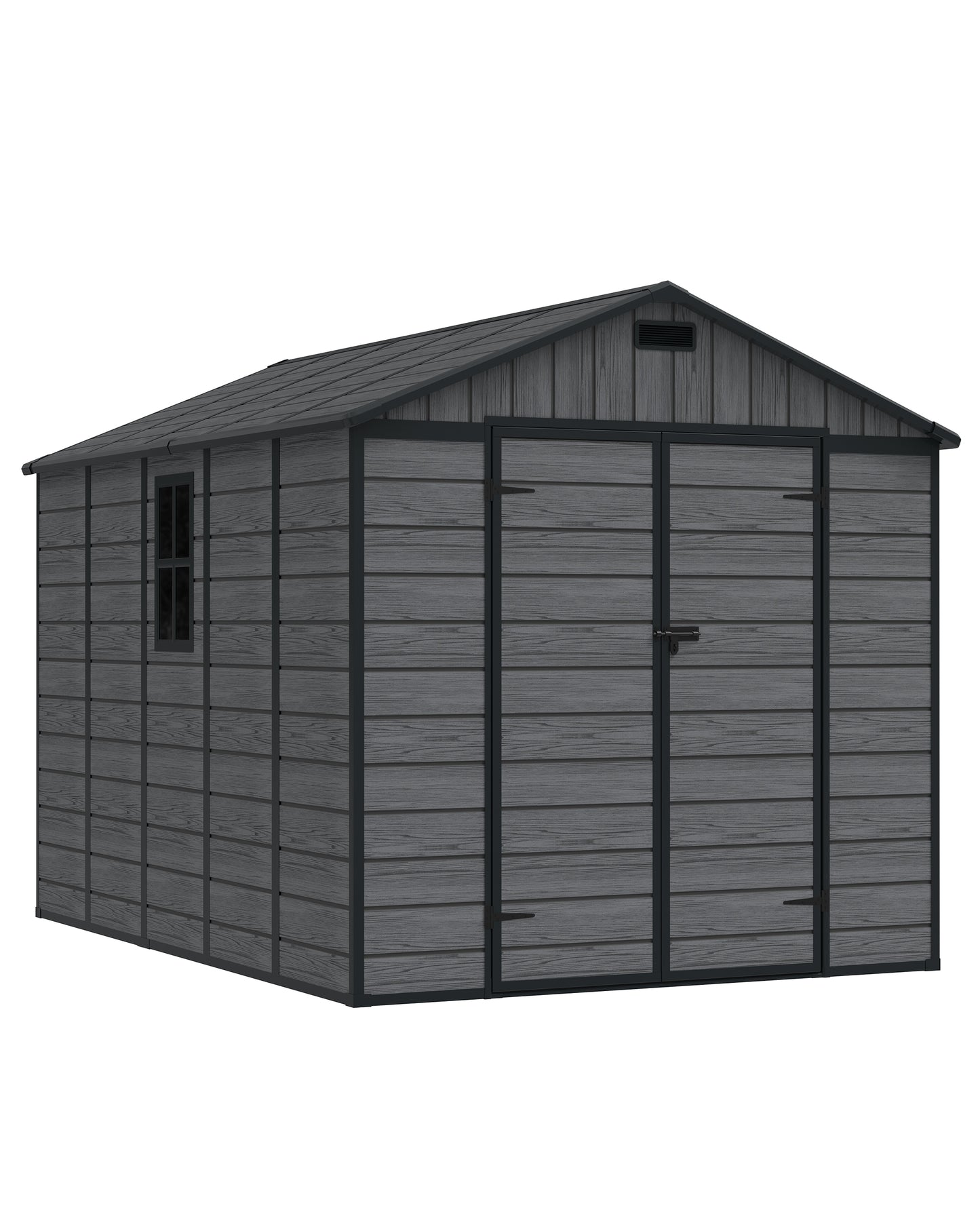Amopatio Resin Outdoor Storage Shed 8x10FT