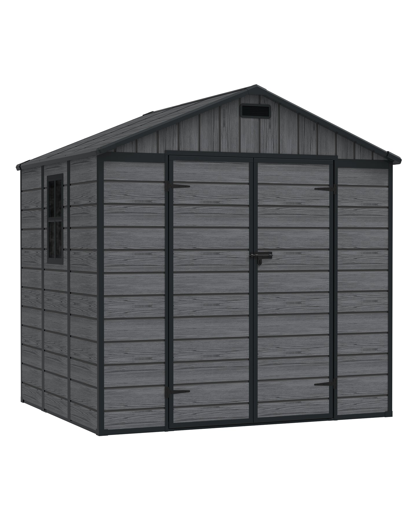Amopatio Resin Outdoor Storage Shed 6x8FT