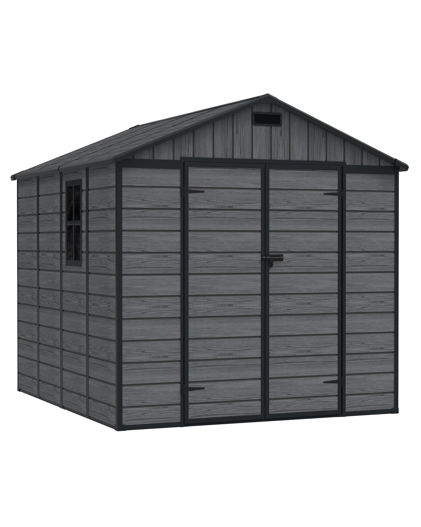 Amopatio Resin Outdoor Storage Shed 8x8FT