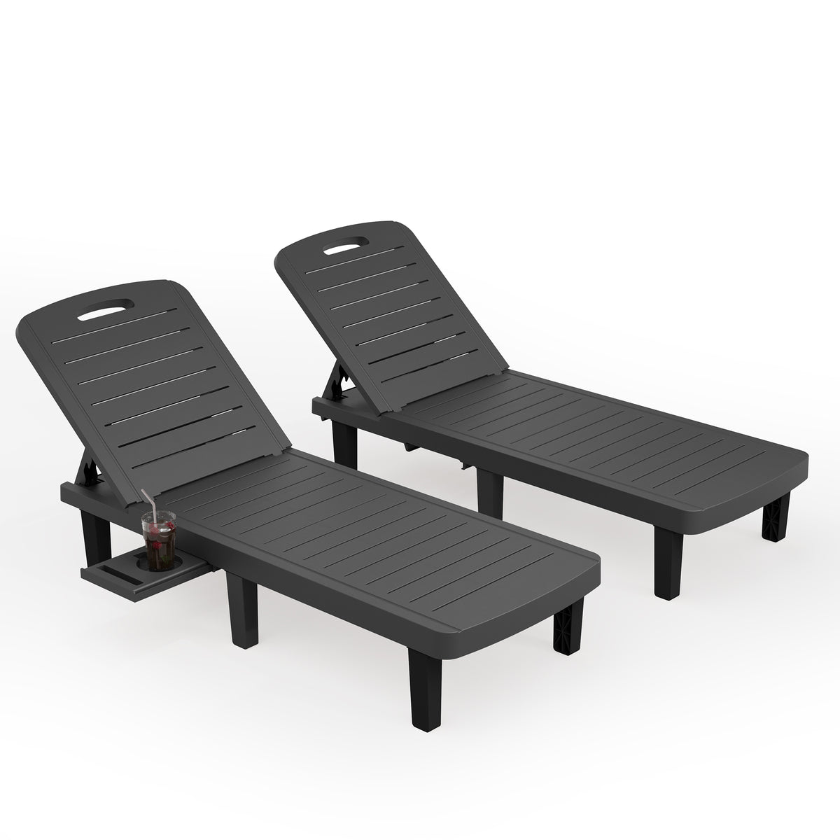Outdoor Lounge Chairs 2PCS