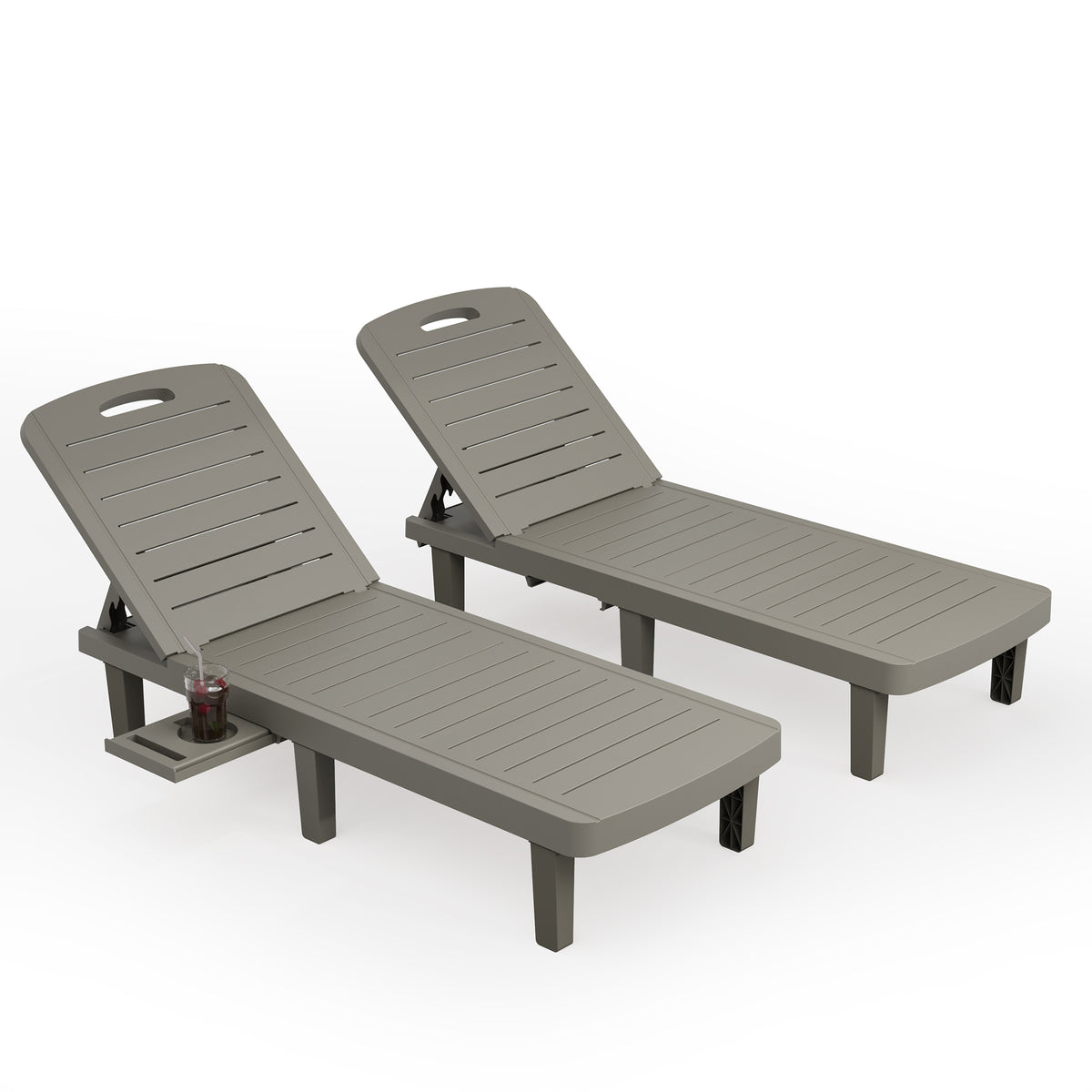 Outdoor Lounge Chairs 2PCS