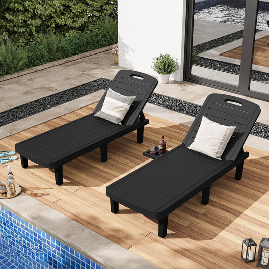 Outdoor Lounge Chairs 2PCS