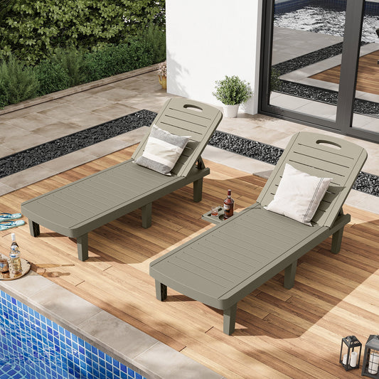 Outdoor Lounge Chairs 2PCS